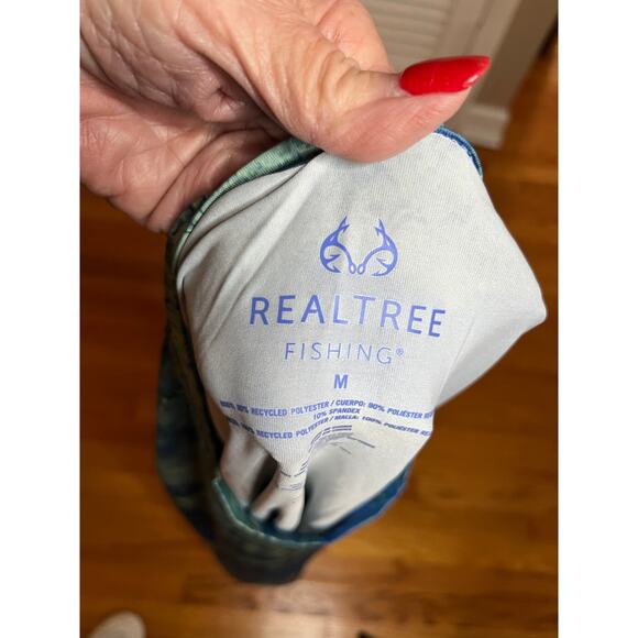 Realtree Fishing performance fabric long sleeved shirt M Perfect condition - Picture 4 of 4